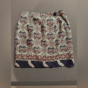 Chic Paisley Print Pencil Skirt